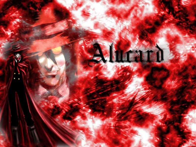 Alucard anime character wallpaper