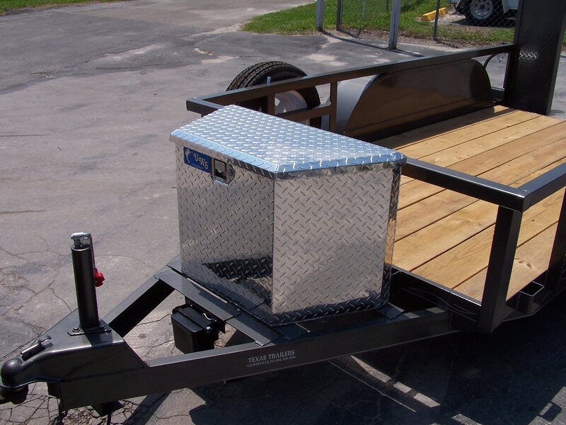 Aluminum Toolbox on Trailer