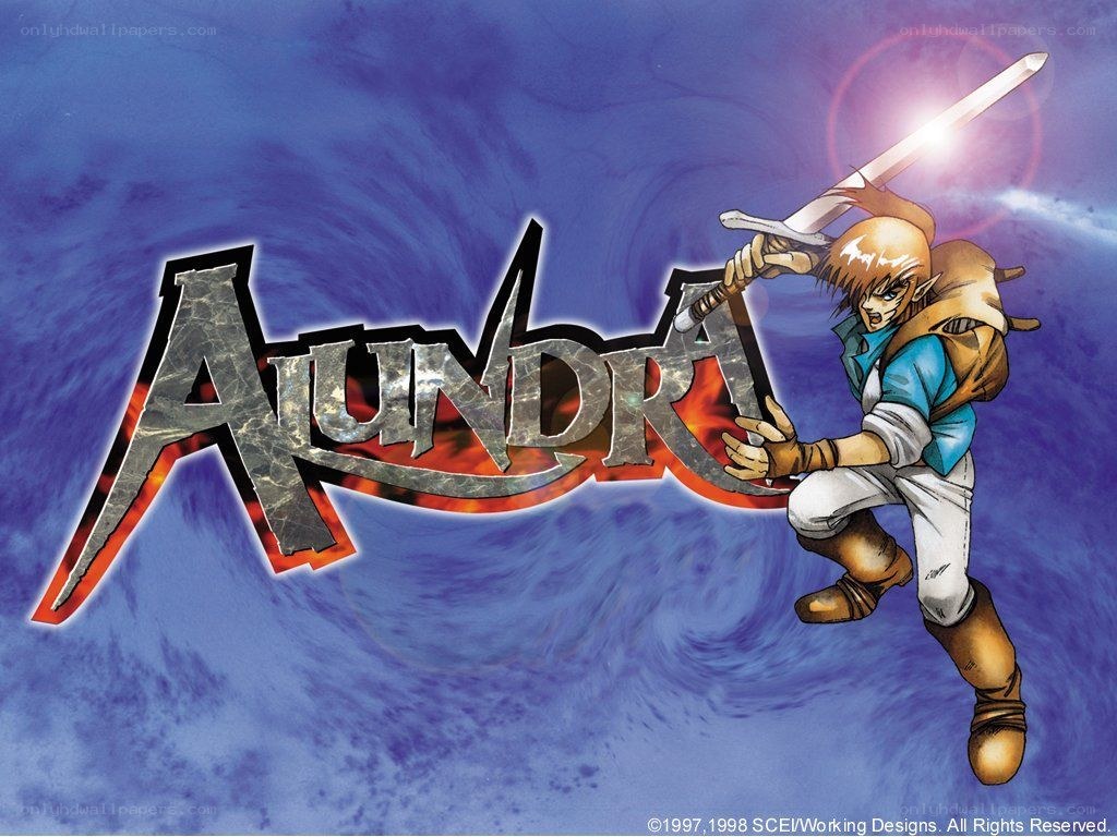 Alundra game title art