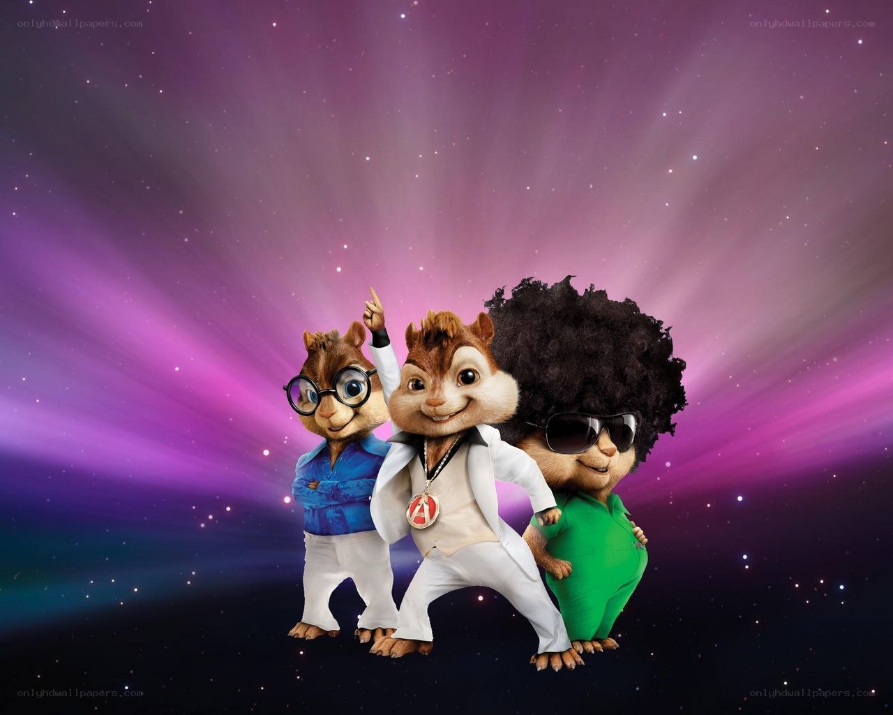 Alvin and the Chipmunks in space