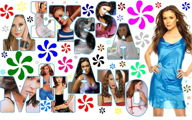 Alyssa Milano collage