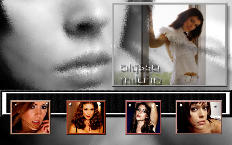 Alyssa Milano photo collage