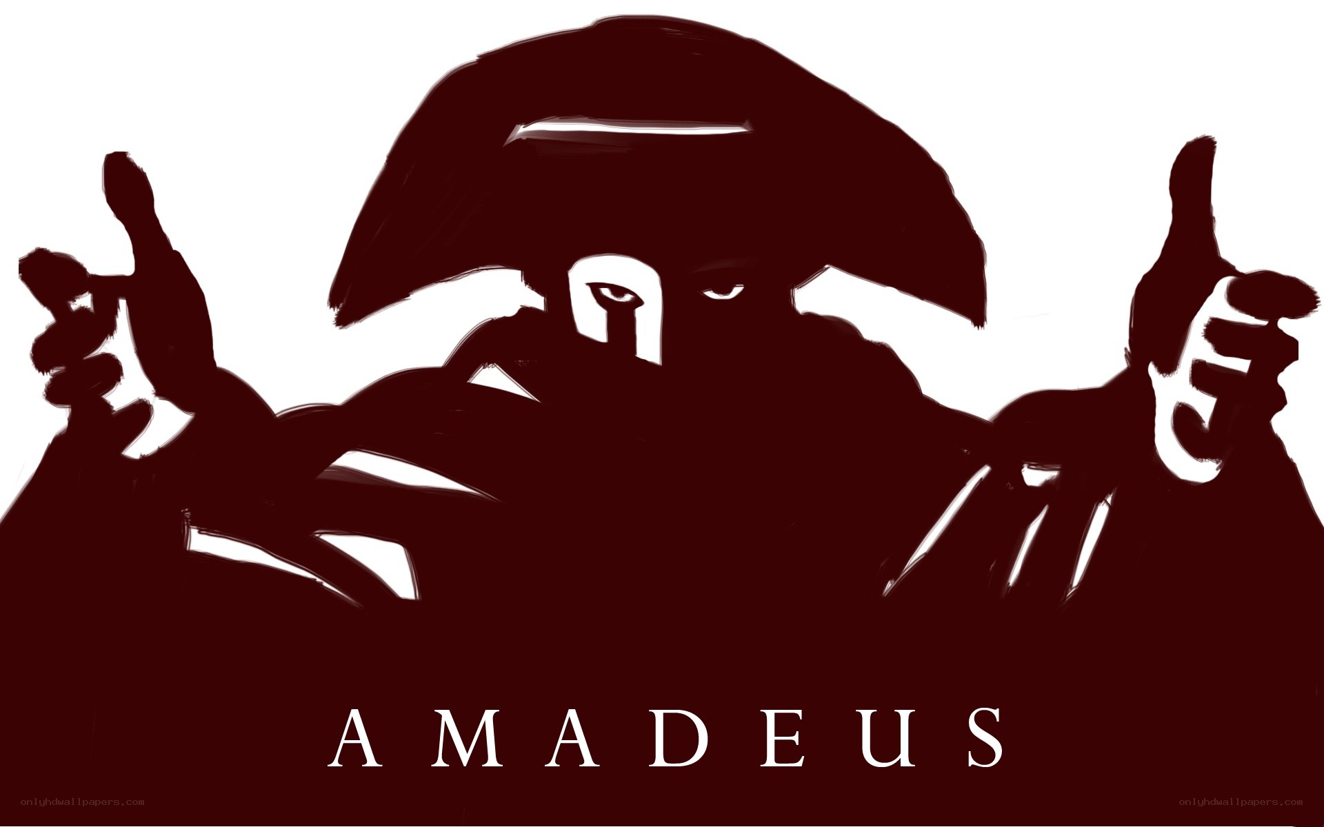 Amadeus character silhouette