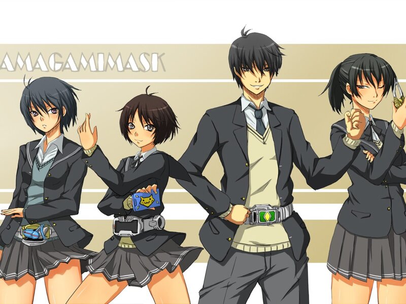 Amagami Mask characters