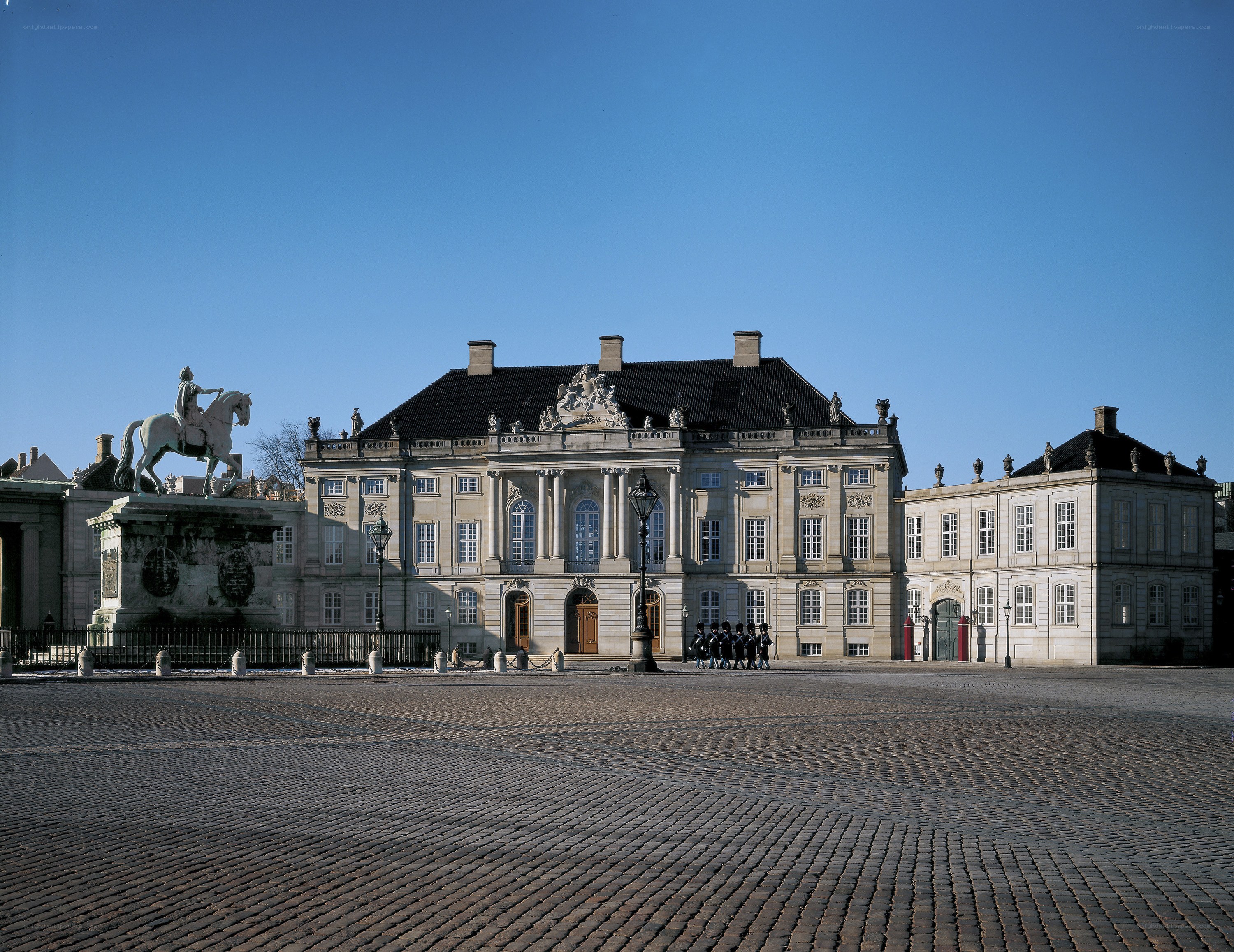 Amalienborg Palace in Copenhagen