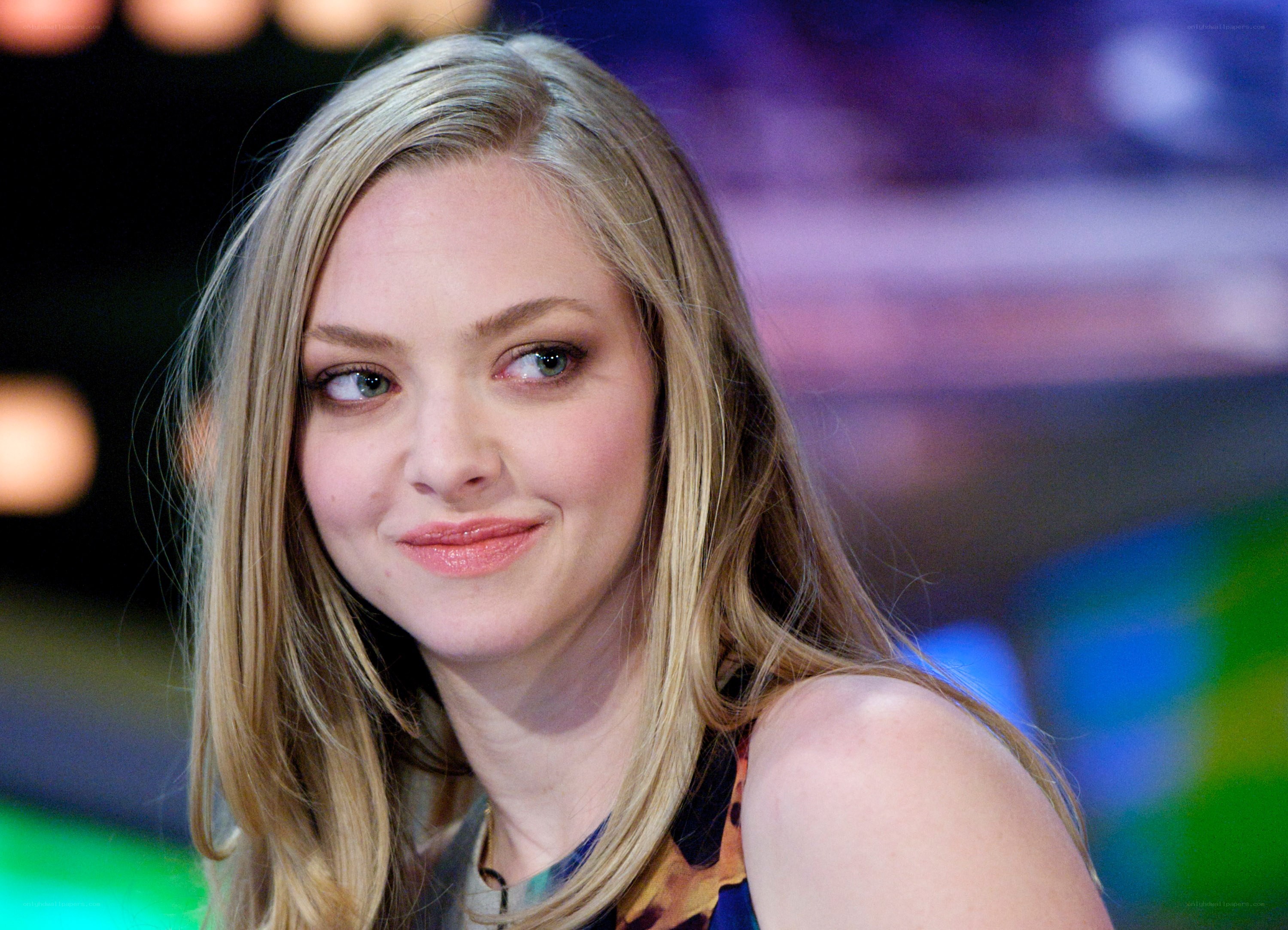 Amanda Seyfried on a talk show