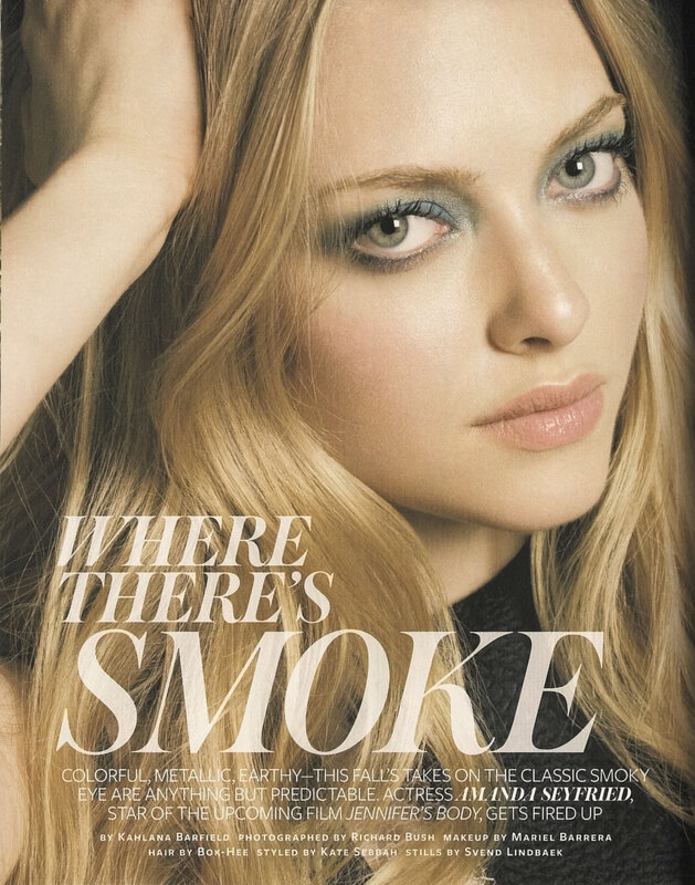 Amanda Seyfried smoky eye