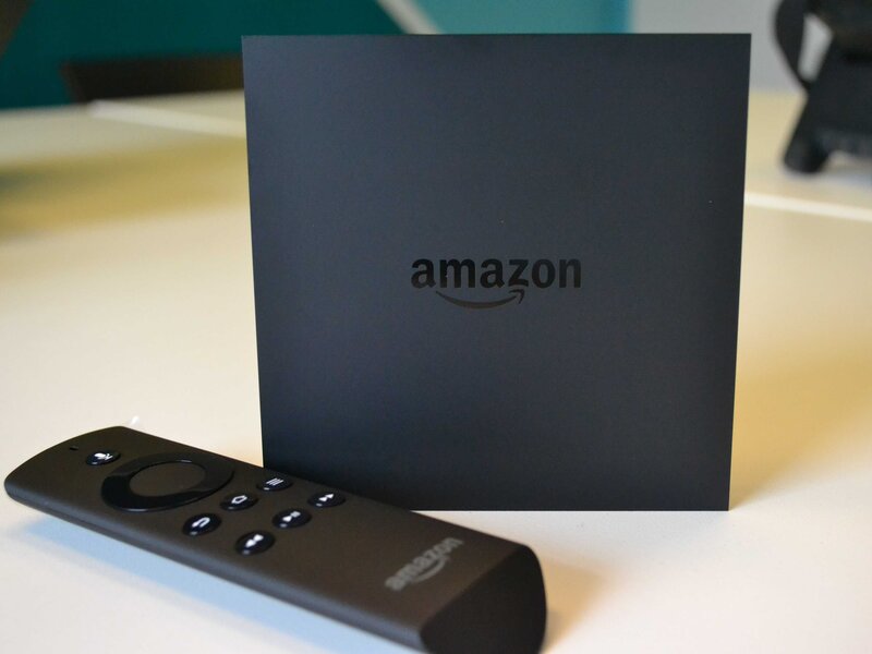 Amazon Fire TV device and remote
