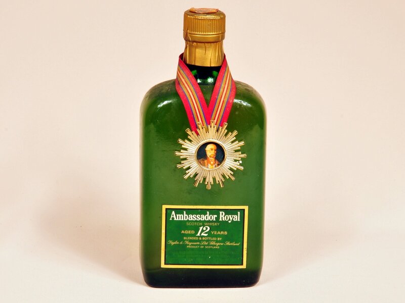 Ambassador Royal whisky bottle