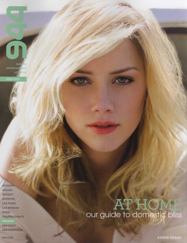 Amber Heard on magazine cover