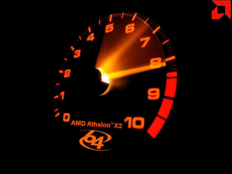 AMD Athalon X2 speedometer