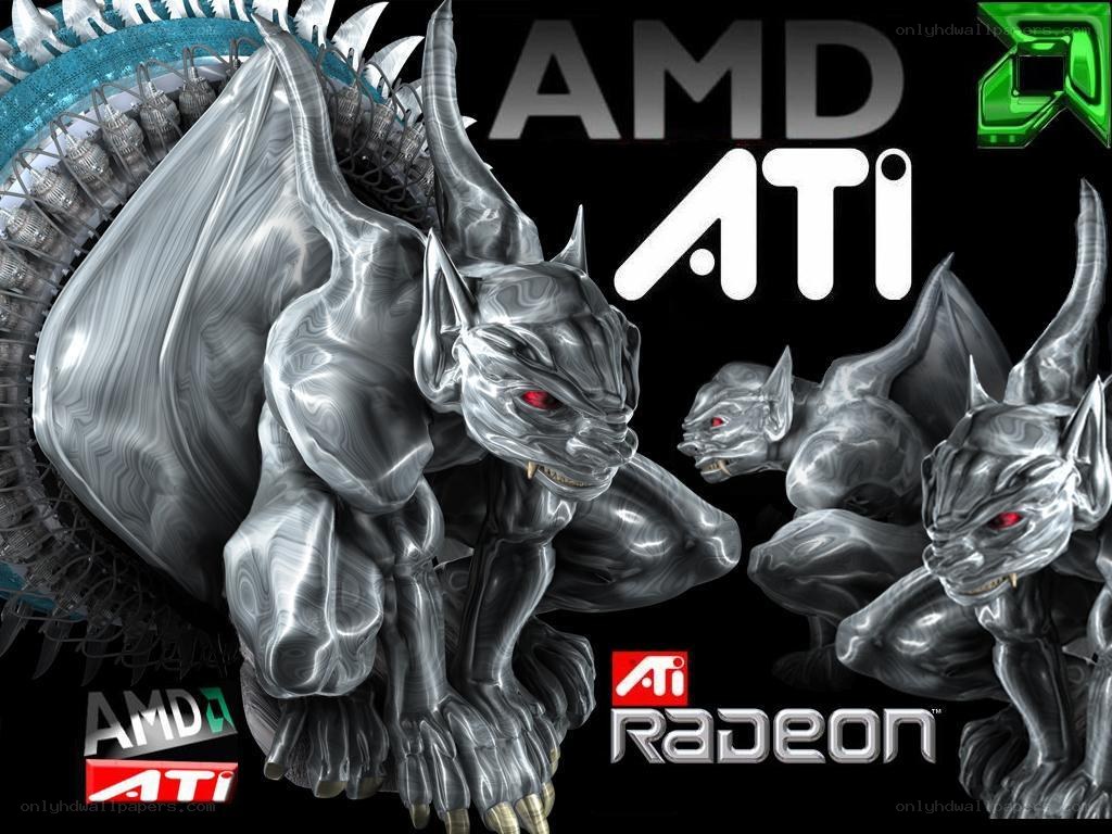 AMD ATI Radeon branding artwork