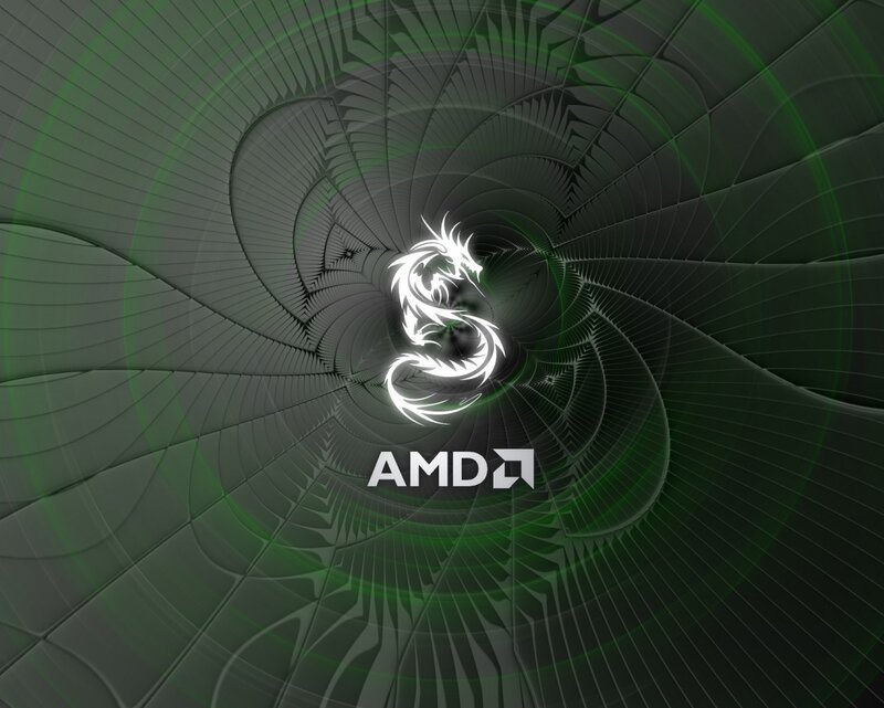 AMD Dragon Logo Wallpaper