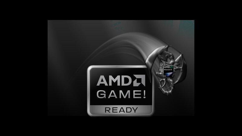 AMD Game Ready Logo — Black, Dramatic, Digital Art, Dragon