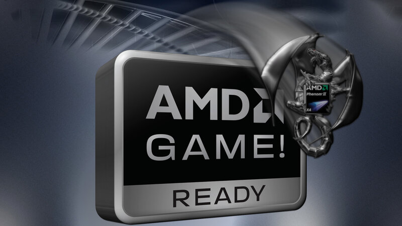 AMD Game Ready Logo — Black, Dramatic, Digital Art