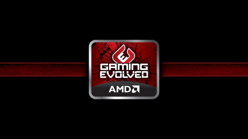 AMD Gaming Evolved Logo — Black