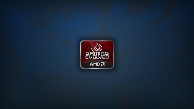 AMD Gaming Evolved Logo — Blue