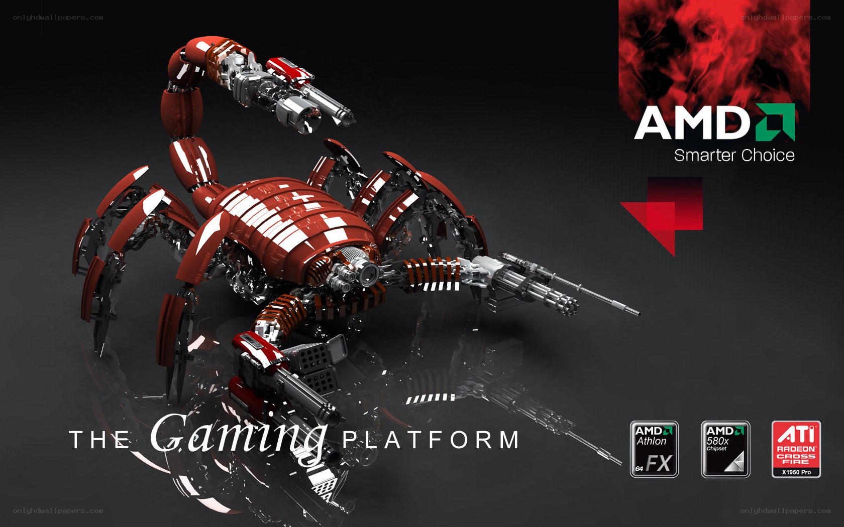 AMD gaming platform advertisement