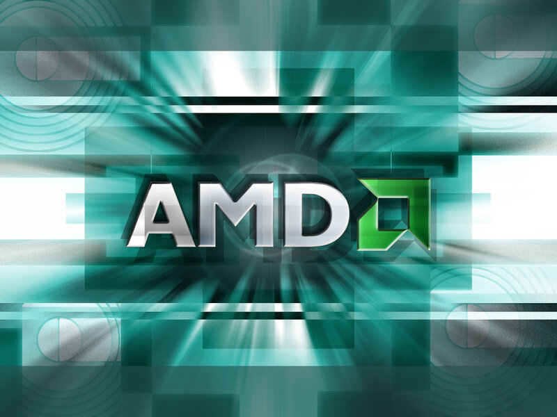 AMD Logo on Background