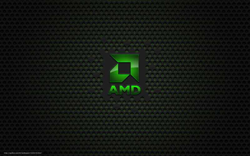 AMD logo on black mesh