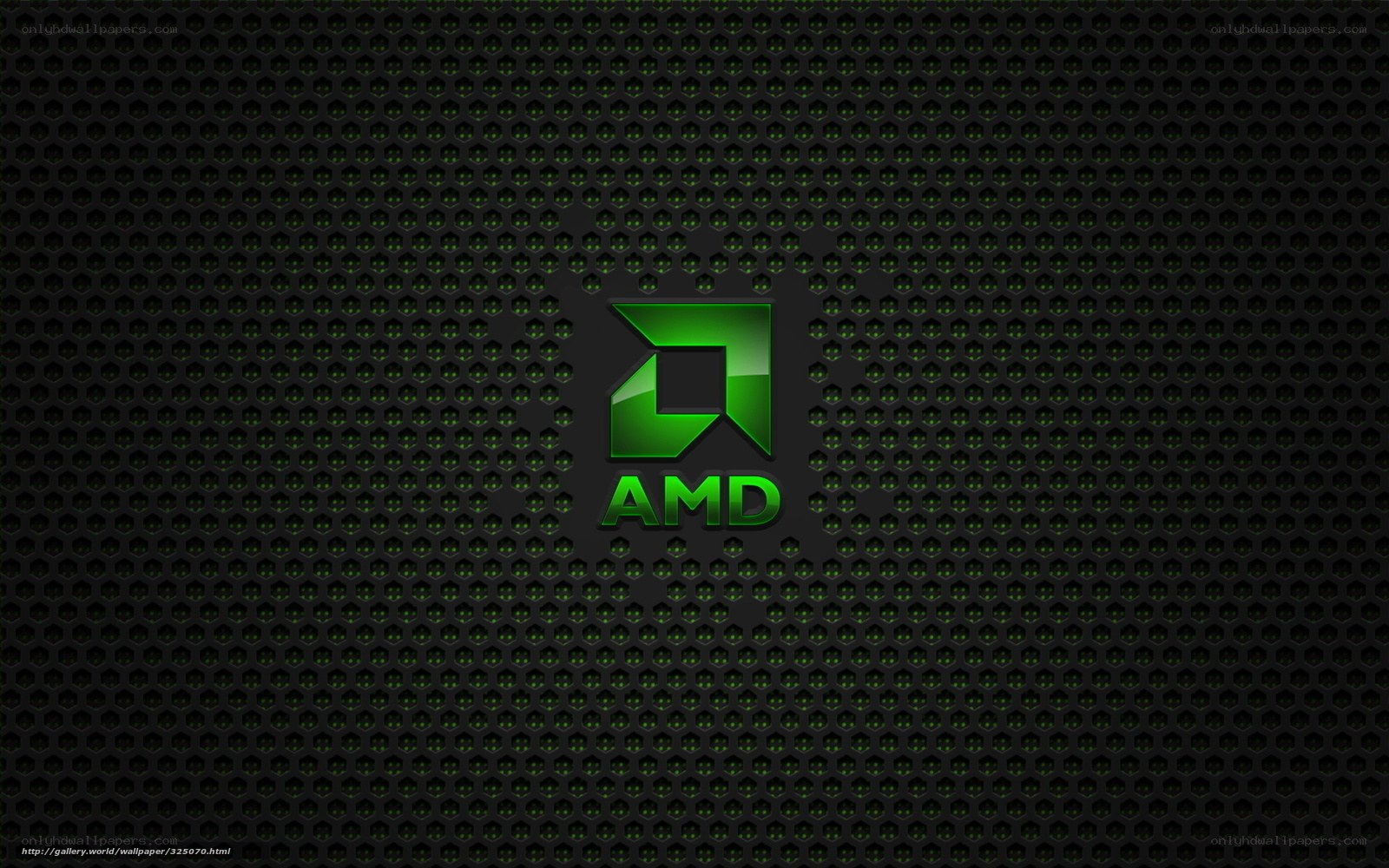 AMD logo on black mesh