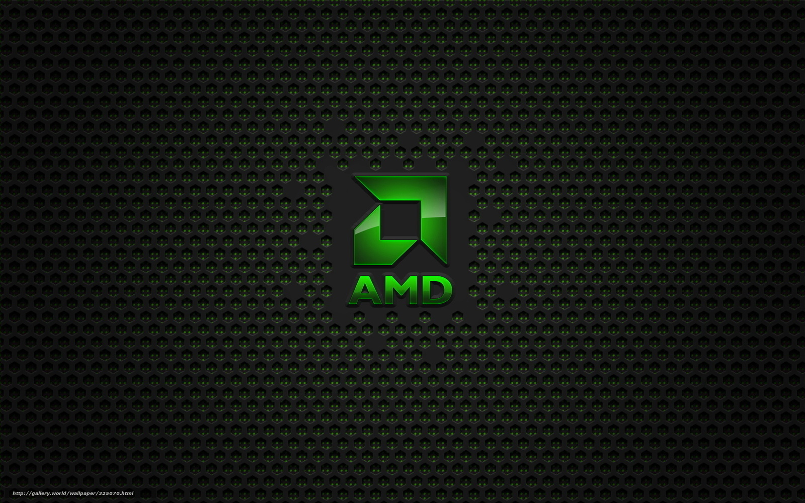 AMD logo on black mesh