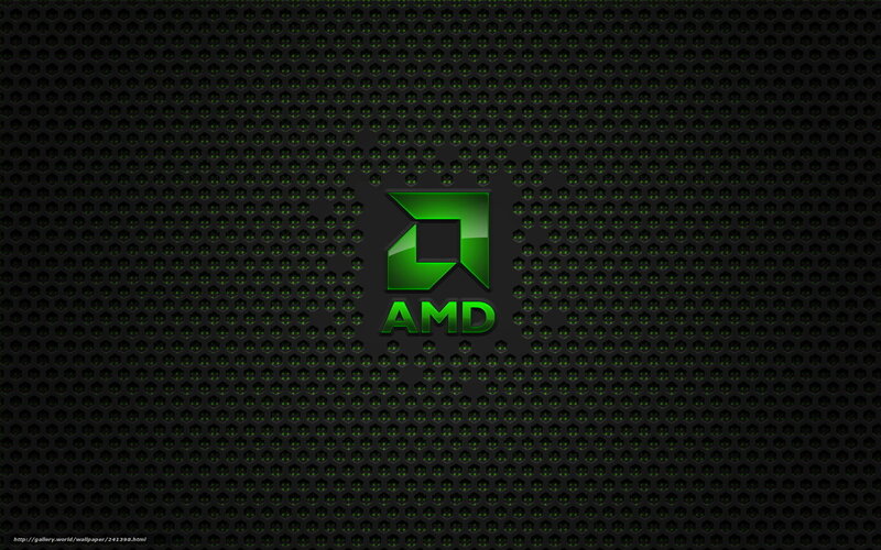 AMD Logo on Mesh