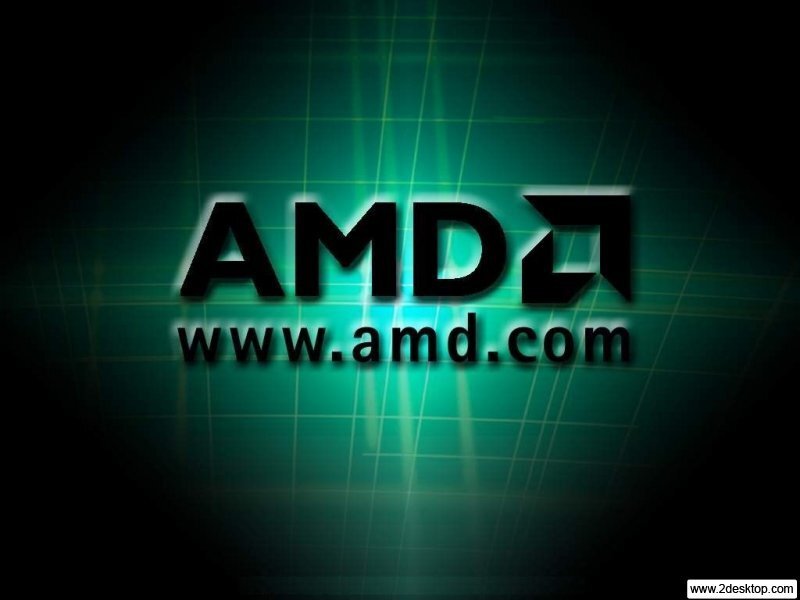 AMD Logo on Screen