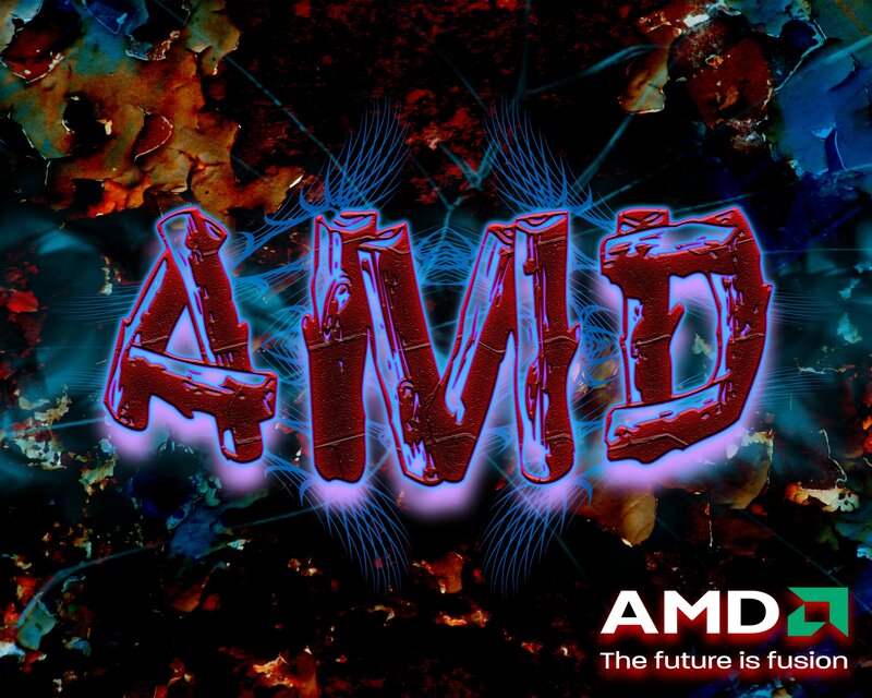 AMD Logo on Textured Background