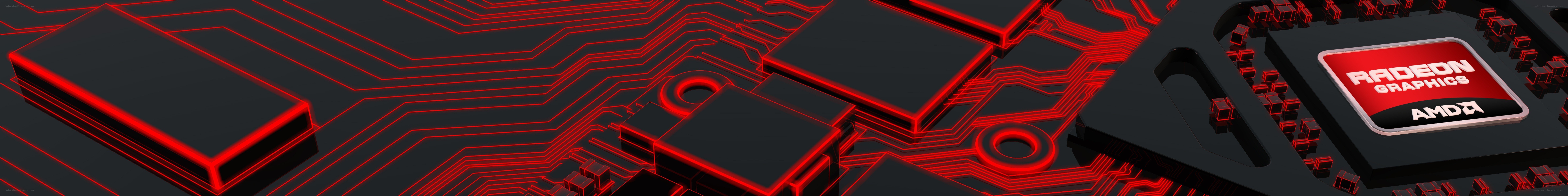 AMD Radeon graphics card circuitry