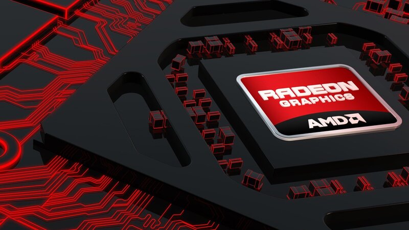 AMD Radeon Graphics Chip — Black