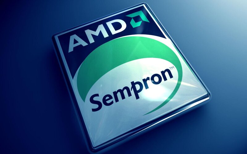 AMD Sempron Processor — Blue, Professional, 3d Render