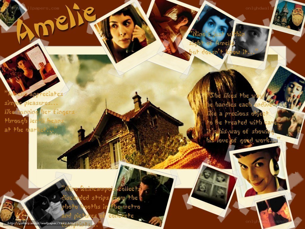 Amelie movie collage