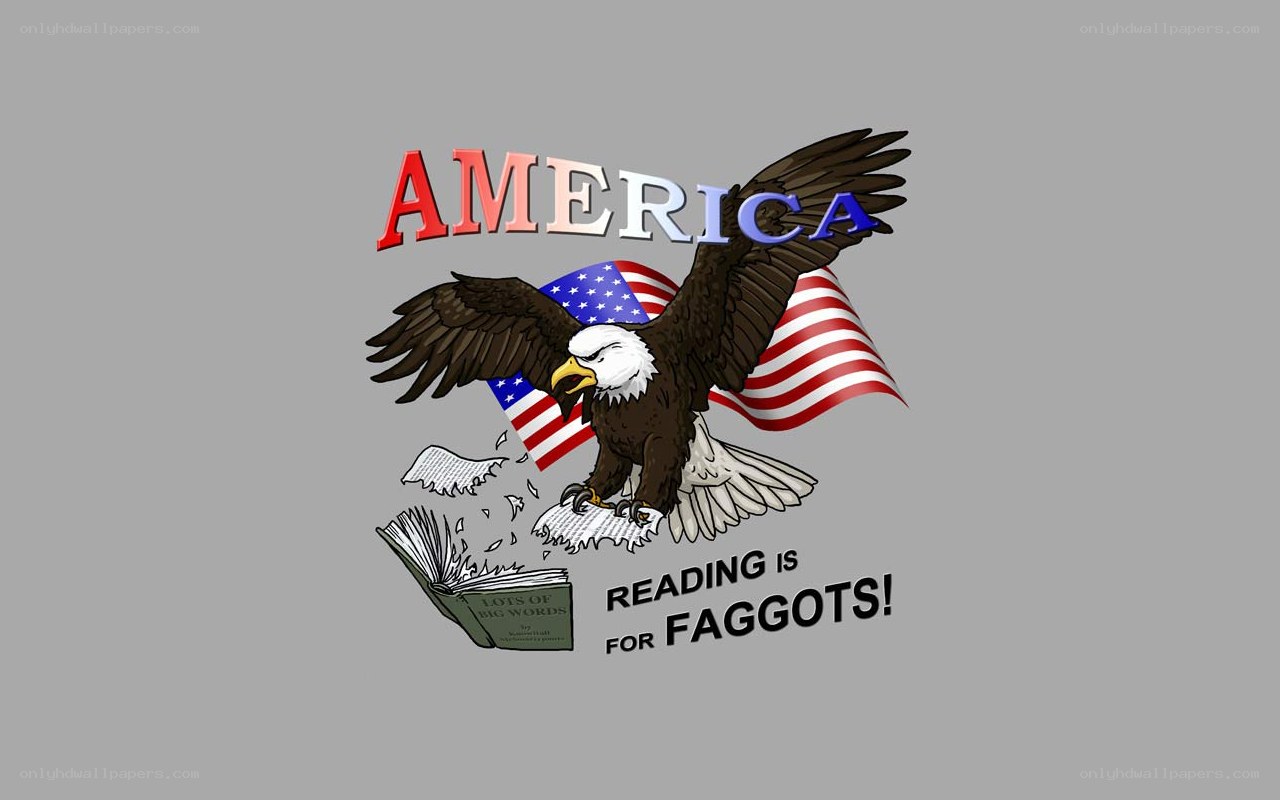 America reading faggots