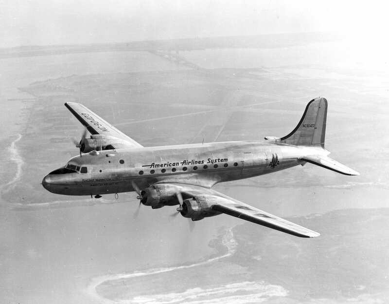 American Airlines aircraft in flight