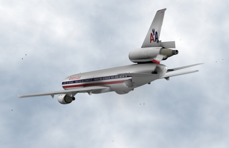 American Airlines aircraft in flight