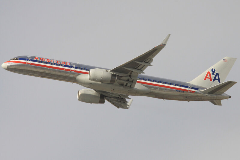 American Airlines Airplane — Gray