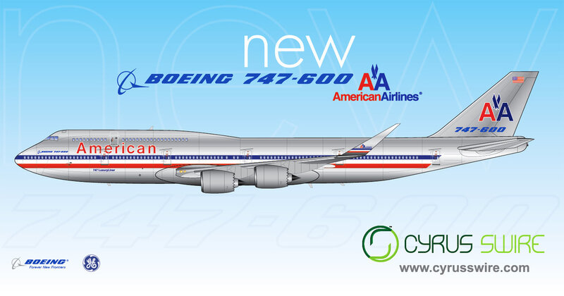 American Airlines Boeing 747-600