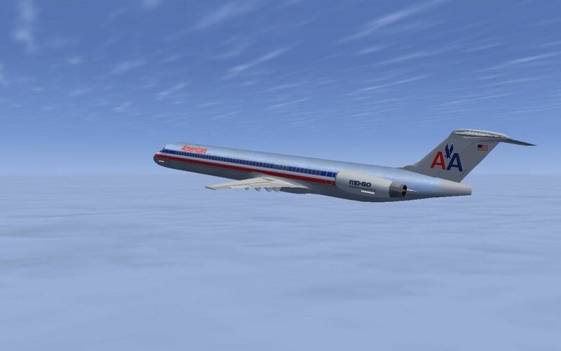 American Airlines MD-80