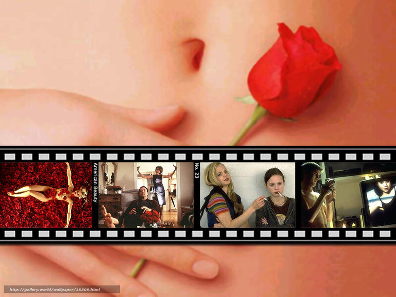 American Beauty film scenes collage