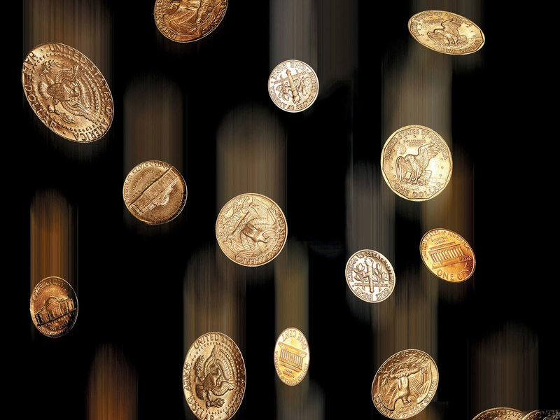 American Coins Falling