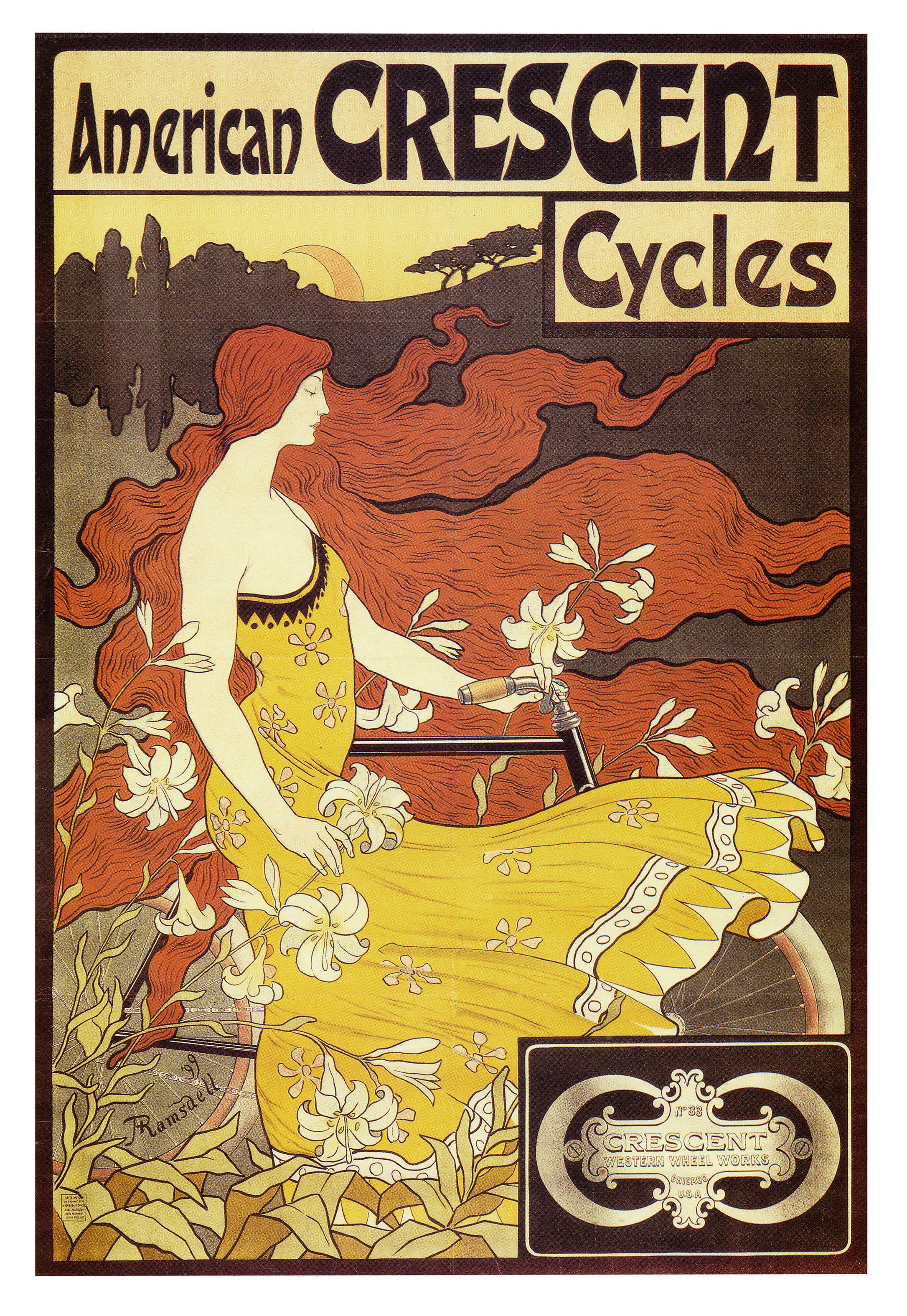 American Crescent Cycles poster