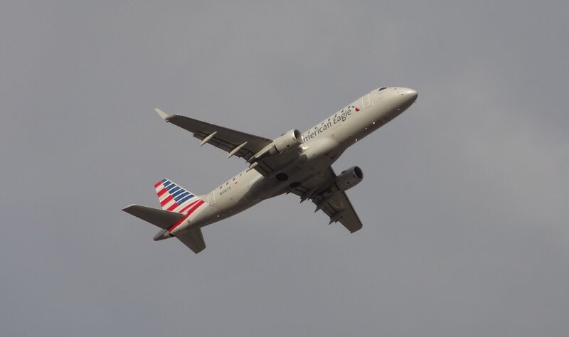 American Eagle Airplane — Gray