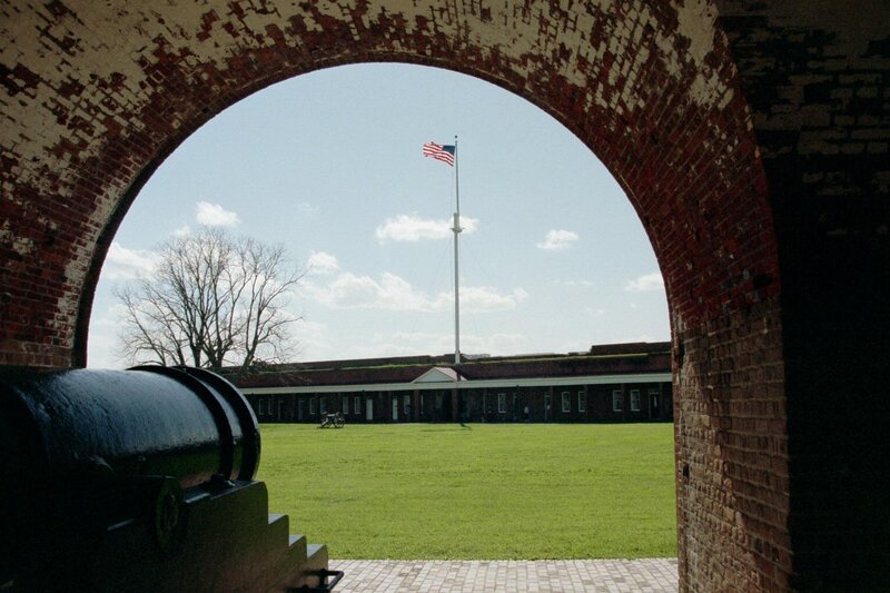 American Flag at Fort