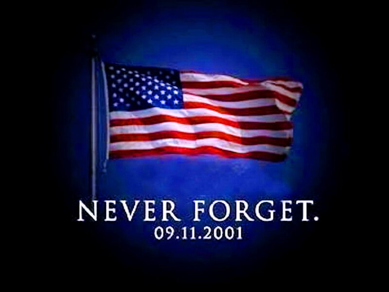 American Flag — Blue, Solemn