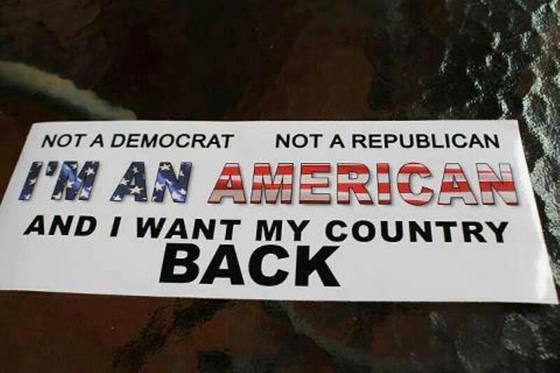 American Flag Bumper Sticker