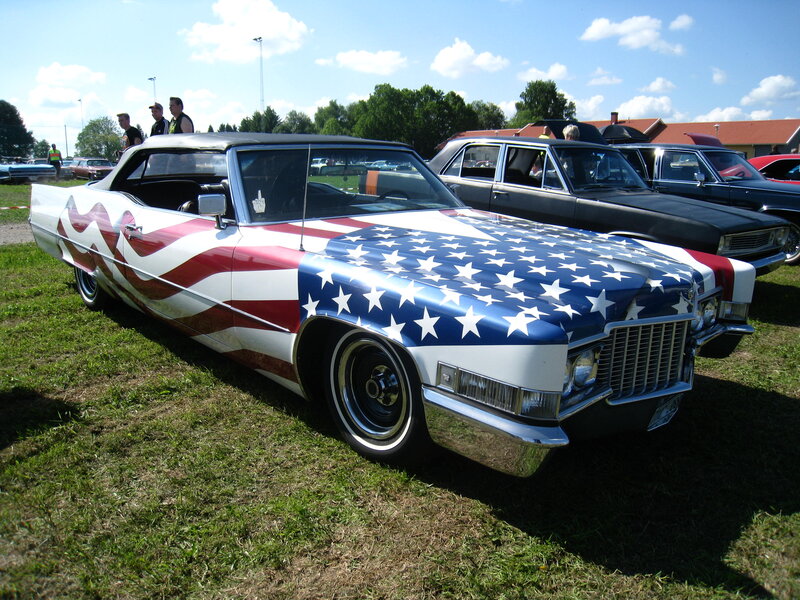 American Flag Car