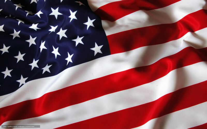 American flag close-up