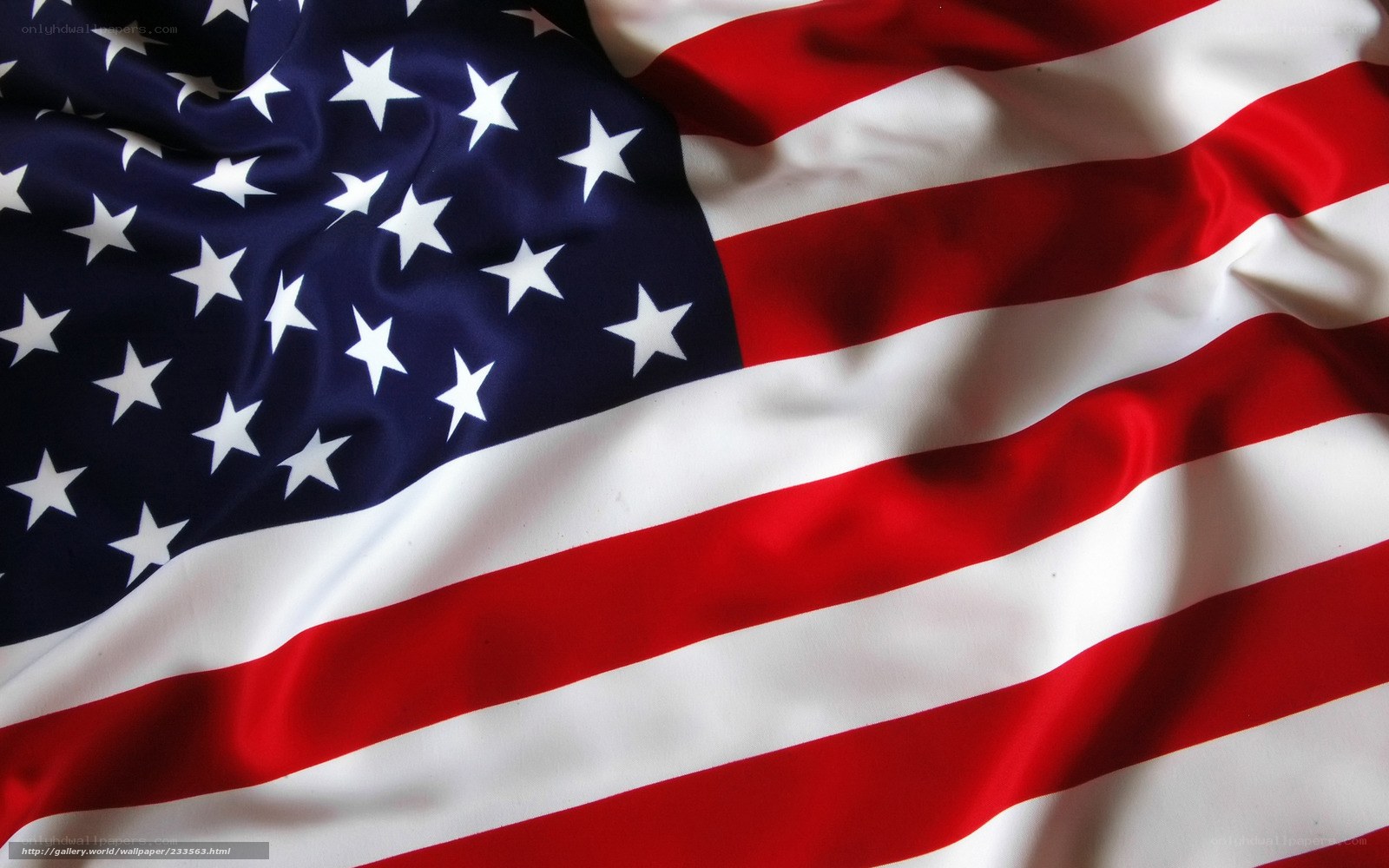 American flag close-up