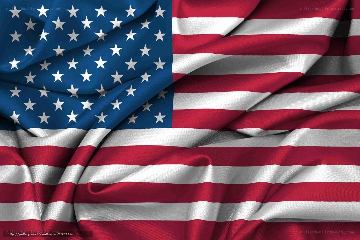 American flag fabric texture